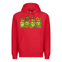 Red st. patricks day pickle Premium Hoodie - Artiststas