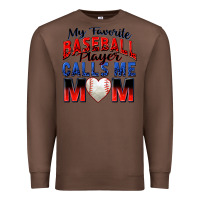 Chestnut my favorite baseball player calls me mom Premium Sweatshirt - Zillion Design Studio