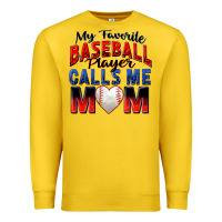 Lemon my favorite baseball player calls me mom Premium Sweatshirt - Zillion Design Studio