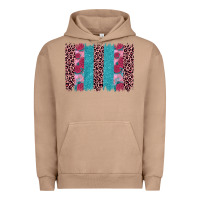 Pigment Burro valentines day leopard rose glitter brush stoke Urban Hoodie - JahusDesignShop