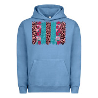 Pigment Pebble Blue valentines day leopard rose glitter brush stoke Urban Hoodie - JahusDesignShop