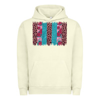 Pigment Pistachio valentines day leopard rose glitter brush stoke Urban Hoodie - JahusDesignShop