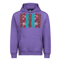 Tulip valentines day leopard rose glitter brush stoke Urban Hoodie - JahusDesignShop