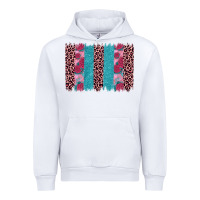 White valentines day leopard rose glitter brush stoke Urban Hoodie - JahusDesignShop