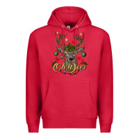Cardinal oh deer Christmas Premium Hoodie - BundleAndBundleShop