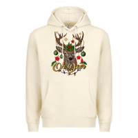Sandshell oh deer Christmas Premium Hoodie - BundleAndBundleShop