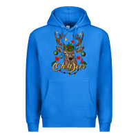 True Royal oh deer Christmas Premium Hoodie - BundleAndBundleShop