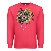 Cardinal Boho wolf skull Premium Sweatshirt - RanaPortraitStore