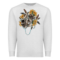 Boho Wolf Skull Premium Sweatshirt | Teevron