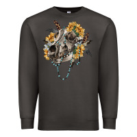 Smoke Boho wolf skull Premium Sweatshirt - RanaPortraitStore