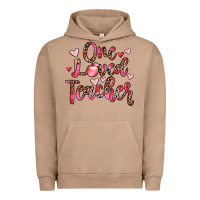 Pigment Burro one loved teacher Urban Hoodie - JahusDesignShop