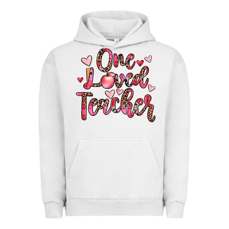 One Loved Teacher Urban Hoodie by JahusDesignShop | Teevron