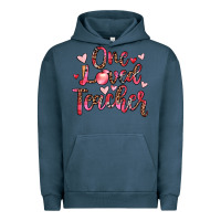 Pigment Midnight Navy one loved teacher Urban Hoodie - JahusDesignShop