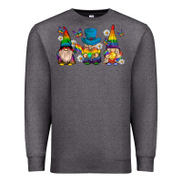 Charcoal Heather pride gnomies Premium Sweatshirt - texasbilliewilder