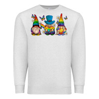 Oatmeal Heather pride gnomies Premium Sweatshirt - texasbilliewilder