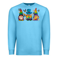 Ocean Blue pride gnomies Premium Sweatshirt - texasbilliewilder