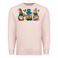 Pale Pink pride gnomies Premium Sweatshirt - texasbilliewilder