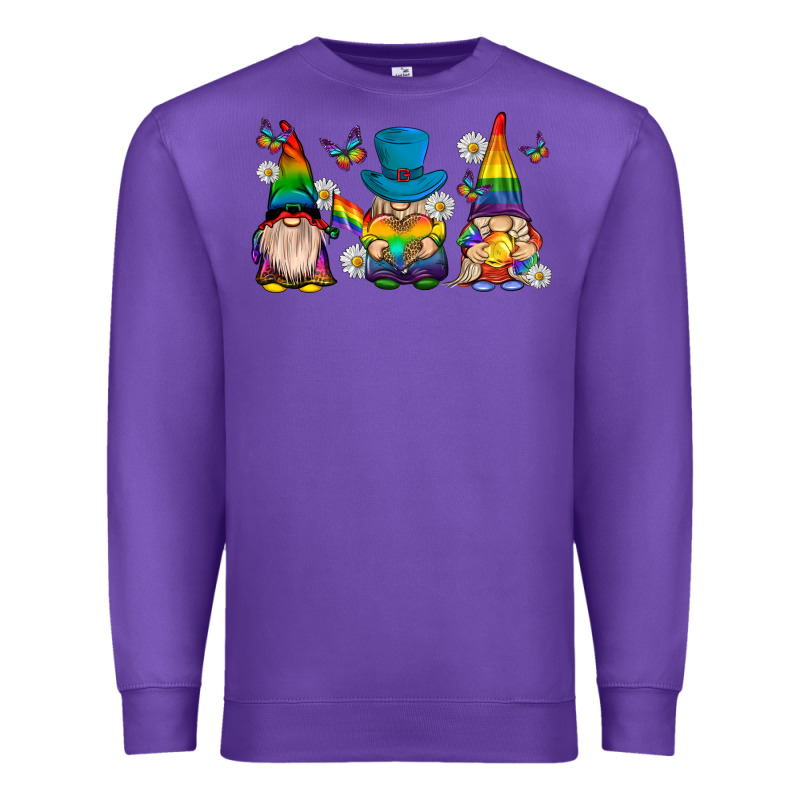 Pride Gnomies Premium Sweatshirt by texasbilliewilder | Teevron