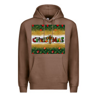 Chestnut Christmas with cross Premium Hoodie - BundleAndBundleShop