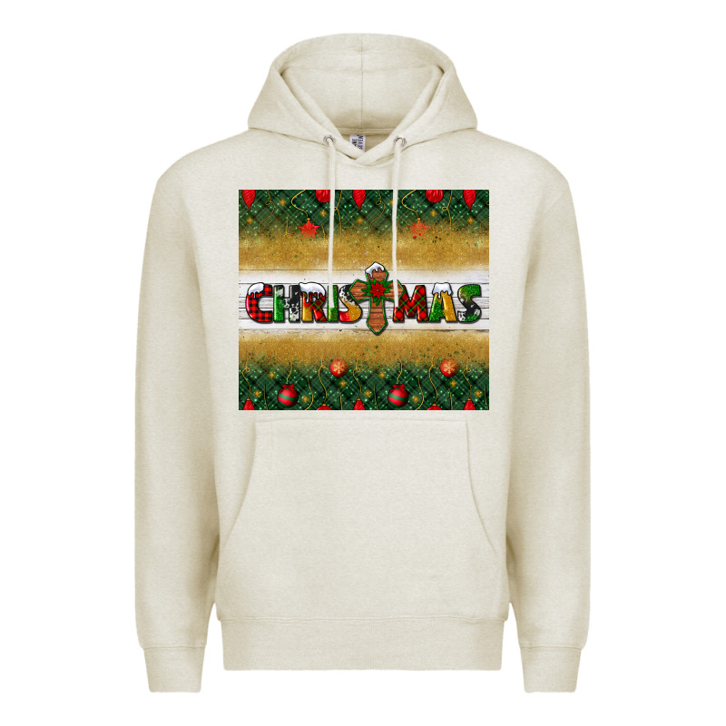 Christmas With Cross Premium Hoodie by BundleAndBundleShop | Teevron