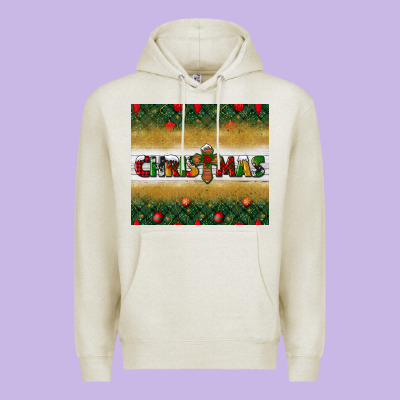 Christmas With Cross Premium Hoodie Designed By Bundleandbundleshop