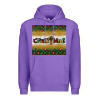 Purple Christmas with cross Premium Hoodie - BundleAndBundleShop