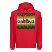 Red Christmas with cross Premium Hoodie - BundleAndBundleShop