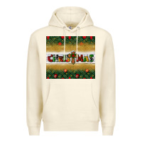 Sandshell Christmas with cross Premium Hoodie - BundleAndBundleShop