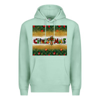 Seafoam Christmas with cross Premium Hoodie - BundleAndBundleShop