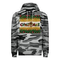 Slate Camo Christmas with cross Premium Hoodie - BundleAndBundleShop