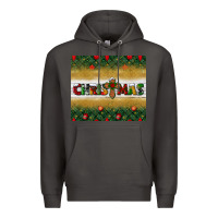 Smoke Christmas with cross Premium Hoodie - BundleAndBundleShop
