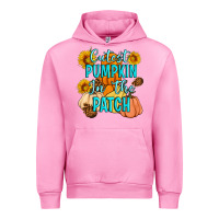 Fuchsia Pink Cutest Pumpkin In The Patch Urban Hoodie - Artiststas