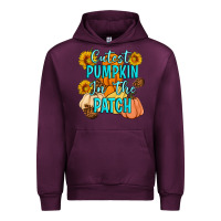 Mauve Wine Cutest Pumpkin In The Patch Urban Hoodie - Artiststas