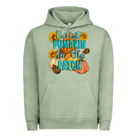 Pigment Oil Green Cutest Pumpkin In The Patch Urban Hoodie - Artiststas