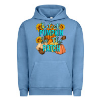 Pigment Pebble Blue Cutest Pumpkin In The Patch Urban Hoodie - Artiststas