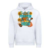White Cutest Pumpkin In The Patch Urban Hoodie - Artiststas
