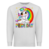 Dove Grey pride day Premium Sweatshirt - texasbilliewilder