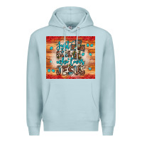 Blue Mist just a girl who loves jesus Premium Hoodie - JahusDesignShop
