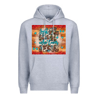 Heather Grey just a girl who loves jesus Premium Hoodie - JahusDesignShop