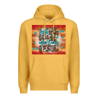 Mustard just a girl who loves jesus Premium Hoodie - JahusDesignShop