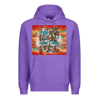 Purple just a girl who loves jesus Premium Hoodie - JahusDesignShop