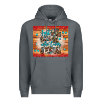 Rock just a girl who loves jesus Premium Hoodie - JahusDesignShop
