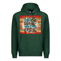 Sports Green just a girl who loves jesus Premium Hoodie - JahusDesignShop