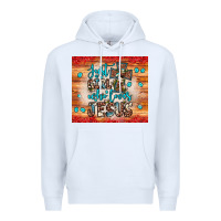 White just a girl who loves jesus Premium Hoodie - JahusDesignShop
