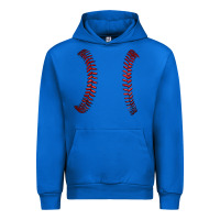 Cobalt ball stitch Urban Hoodie - AdoDesignShop