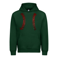 Forest Green ball stitch Urban Hoodie - AdoDesignShop