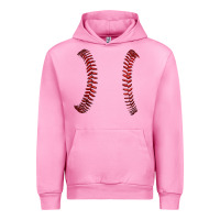 Fuchsia Pink ball stitch Urban Hoodie - AdoDesignShop