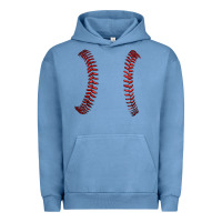 Pigment Pebble Blue ball stitch Urban Hoodie - AdoDesignShop