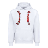 White ball stitch Urban Hoodie - AdoDesignShop