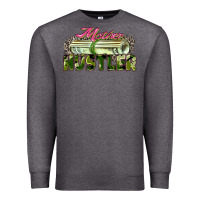 Charcoal Heather mother hustler Premium Sweatshirt - Zillion Design Studio